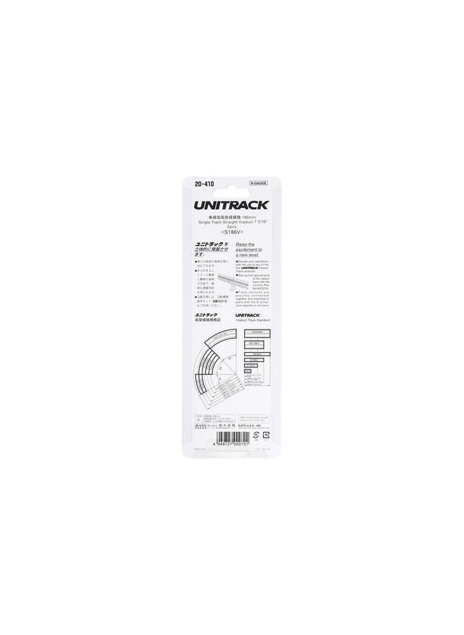 Kato Kato KAT20410 N 186mm 7-5/16" Straight Viaduct (2)  - Image 5