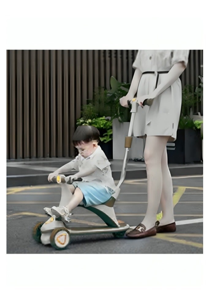Basmah 3 in 1 multi-functional children's push scooter with barrier 13-688-35Q - Image 3