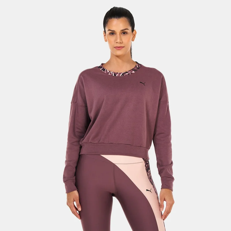 PUMA Women's Safari Glam Training Sweatshirt