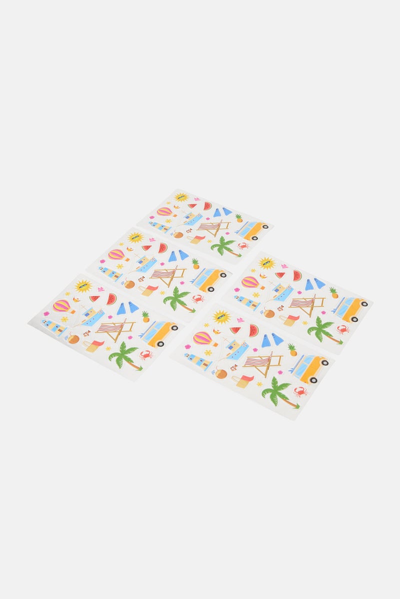 Expertiz 5 Sheets Summer Sticker, Multicolor - Image 3