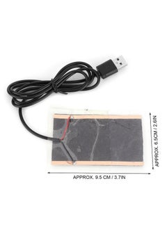 Zerodis Zerodis USB Reptile Carbon Fiber Heating Film, Bending Constant Temperature Heating Pad for Reptiles Tortoise Snakes Lizard Gecko Hermit Crab Turtle Amphibians  - Image 3