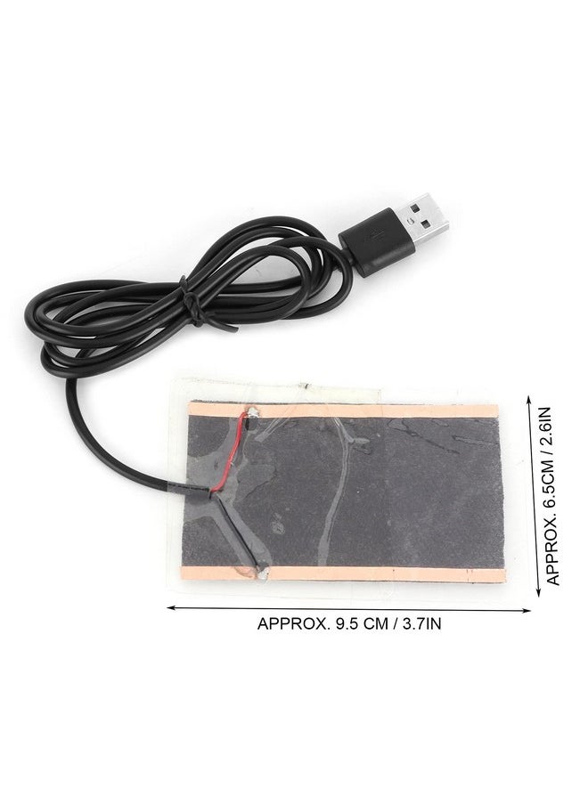 Zerodis - Zerodis USB Reptile Carbon Fiber Heating Film, Bending Constant Temperature Heating Pad for Reptiles Tortoise Snakes Lizard Gecko Hermit Crab Turtle Amphibians - Image 1