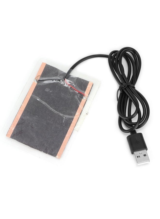 Zerodis - Zerodis USB Reptile Carbon Fiber Heating Film, Bending Constant Temperature Heating Pad for Reptiles Tortoise Snakes Lizard Gecko Hermit Crab Turtle Amphibians - Image 1