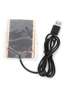 Zerodis Zerodis USB Reptile Carbon Fiber Heating Film, Bending Constant Temperature Heating Pad for Reptiles Tortoise Snakes Lizard Gecko Hermit Crab Turtle Amphibians  - Image 1