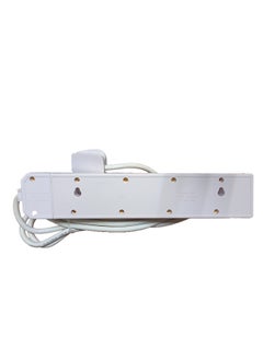 Duravel Duravel 4-Way Extension Socket with Switches, 3 Metre Cable, White  - Image 2