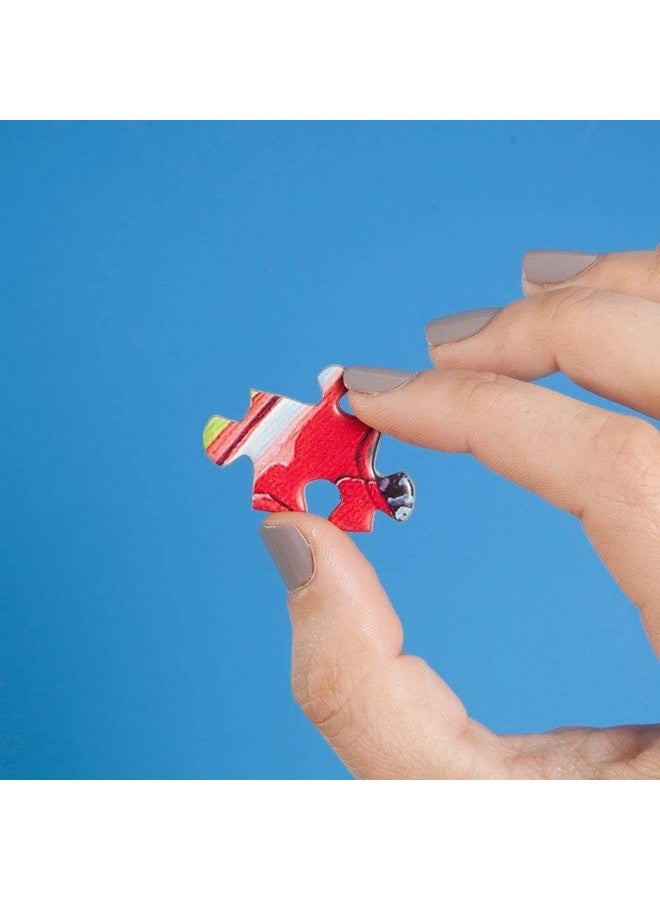 Bits and Pieces - 500 Piece Jigsaw Puzzle for Adults - 'Three Gnomes' Large Piece Christmas Winter Jigsaw by Artist Makiko - 18" x 24" - Image 4