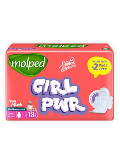 Limited Edition (Floral Musk) - Value Pack - Long (18 Pads) + 2 Free