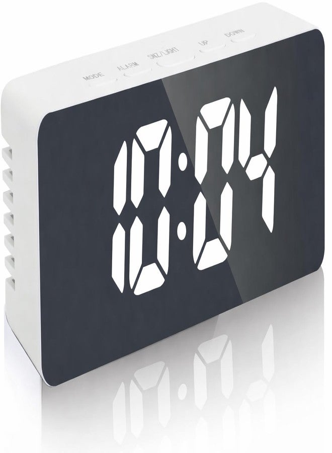 Raawan Digital Alarm Clock Table Clock for Students, Home, Office, Bedside Smart Timepiece for Heavy Sleepers, Automatic Sensor,Time,Date &Temperature, Alarm Clock for Bedroom 5 (Silver) - Image 1