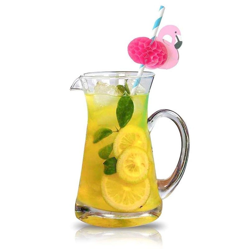 HANSGO Flamingo Paper Straw Decorations  50 PCS Disposable Cocktail Drinking Straws Decorative for Party Table D?cor Luau Party - Image 5