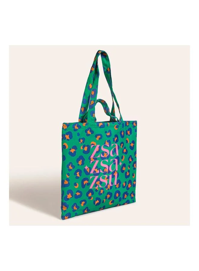 Zsa Zsa Zsu Marmara Green Shoulder Bag.
