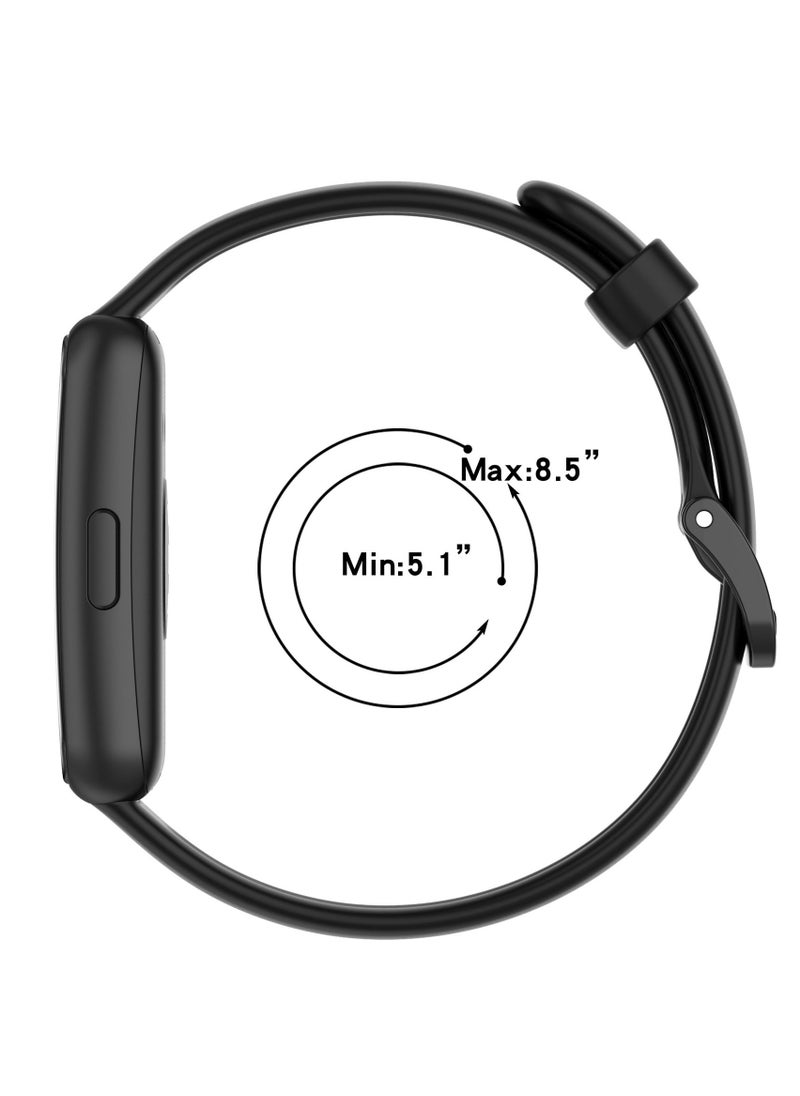 HW Huawei Band 8 Strap Soft Silicone Replacement Strap Compatible With Huawei Band 9  - Image 4