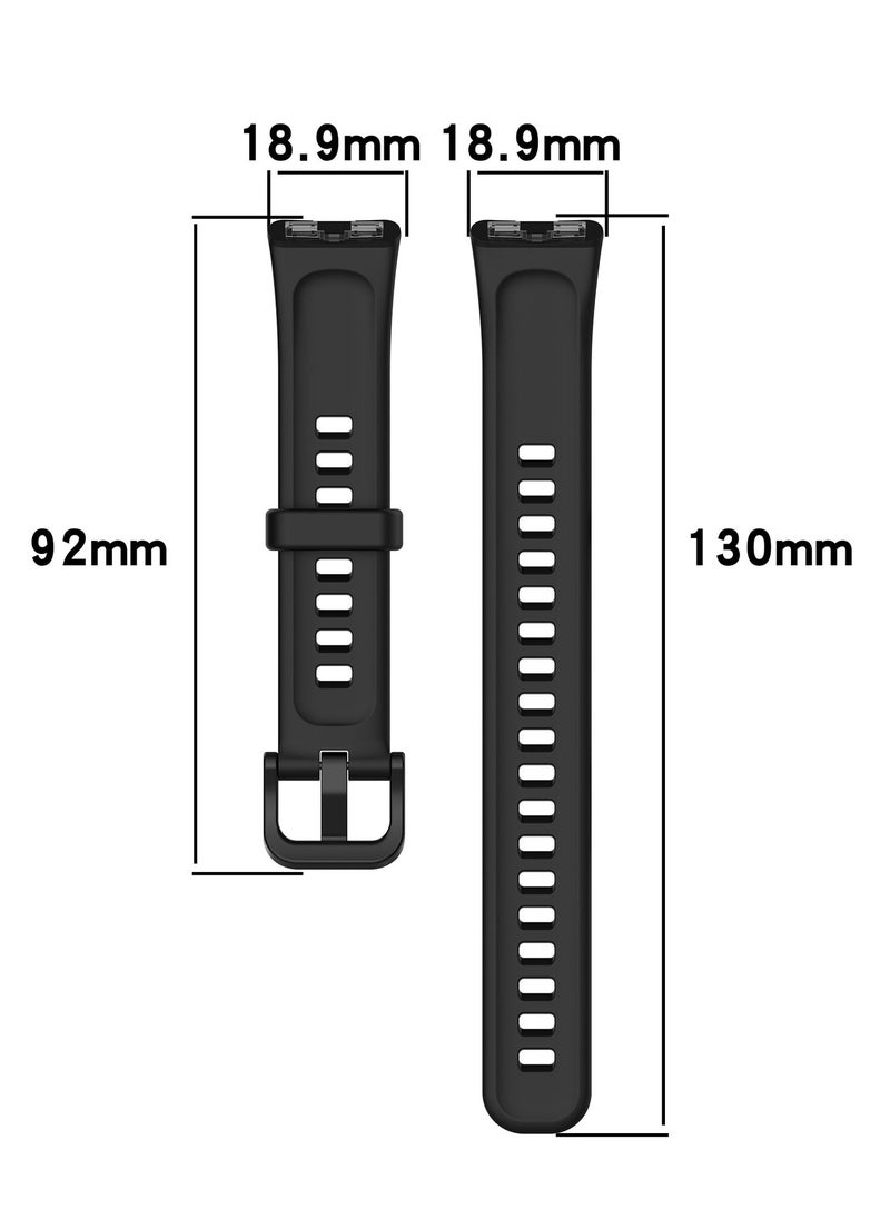 HW Huawei Band 8 Strap Soft Silicone Replacement Strap Compatible With Huawei Band 9  - Image 5