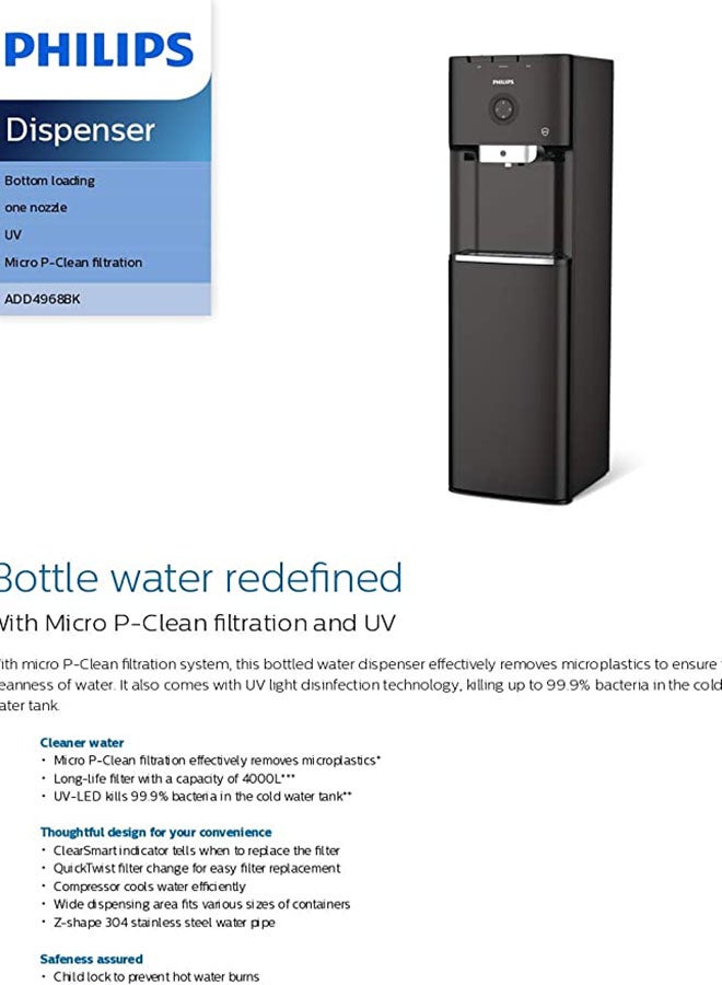 Philips Bottom Loading Water Dispenser ADD4968BK/56 Carbon Black - Image 5