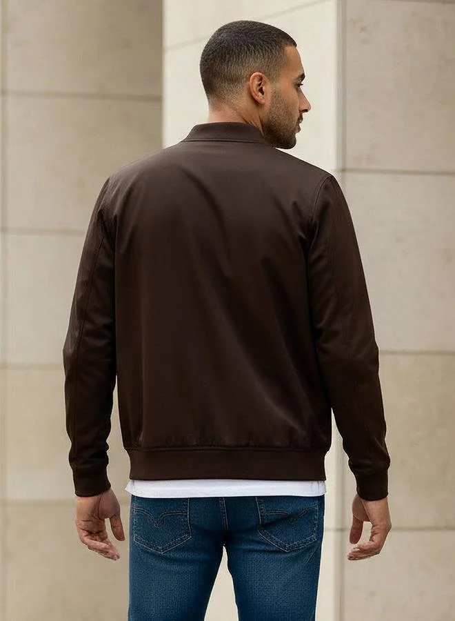 Splash FAV  Men Bomber Jacket with Zip Closure for Men | Best Price UAE