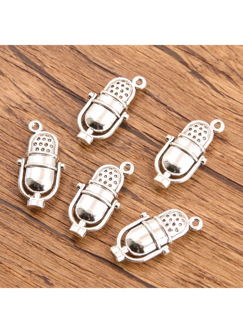 34 Designs Musical Note Pendants Alloy Jewelry Accessories 28 pendant 13X 26mm 3.4g