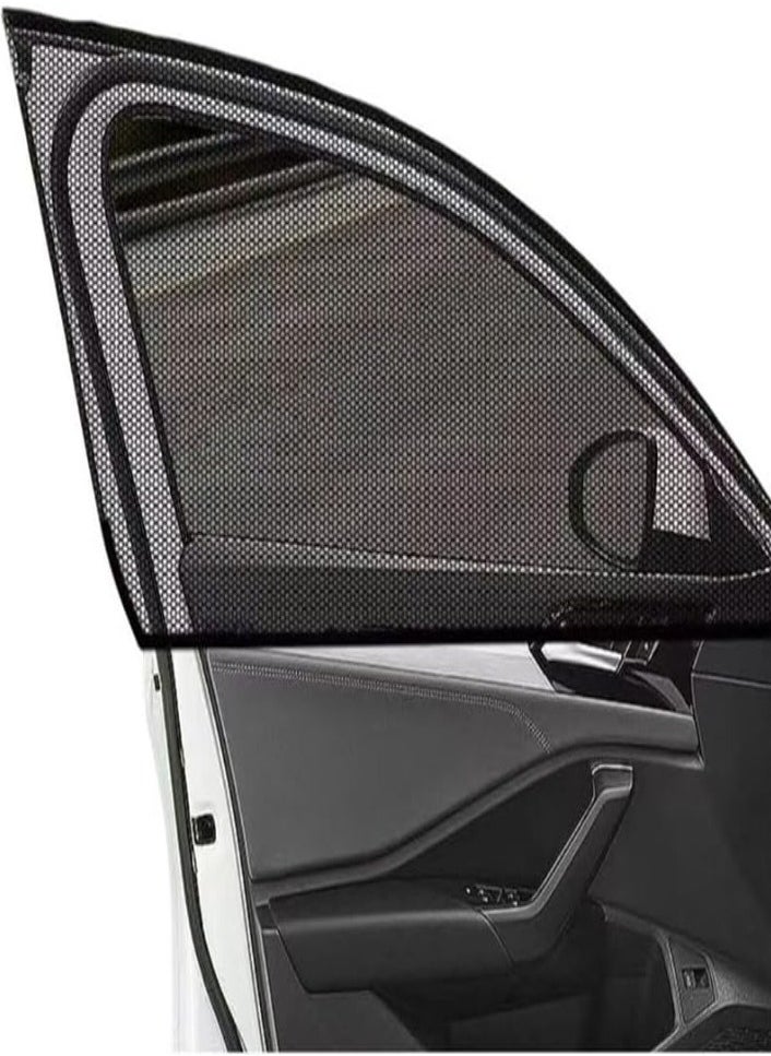 XVersion Car Side Window Sunshades for Universal Car 2012-Present, Window Sun Shade Rear Side Window Shade Window Cover for Baby Kids Pet Dogs, Blocks UV Rays, Mosquito Mesh Accessories, 2PCS  - Image 1