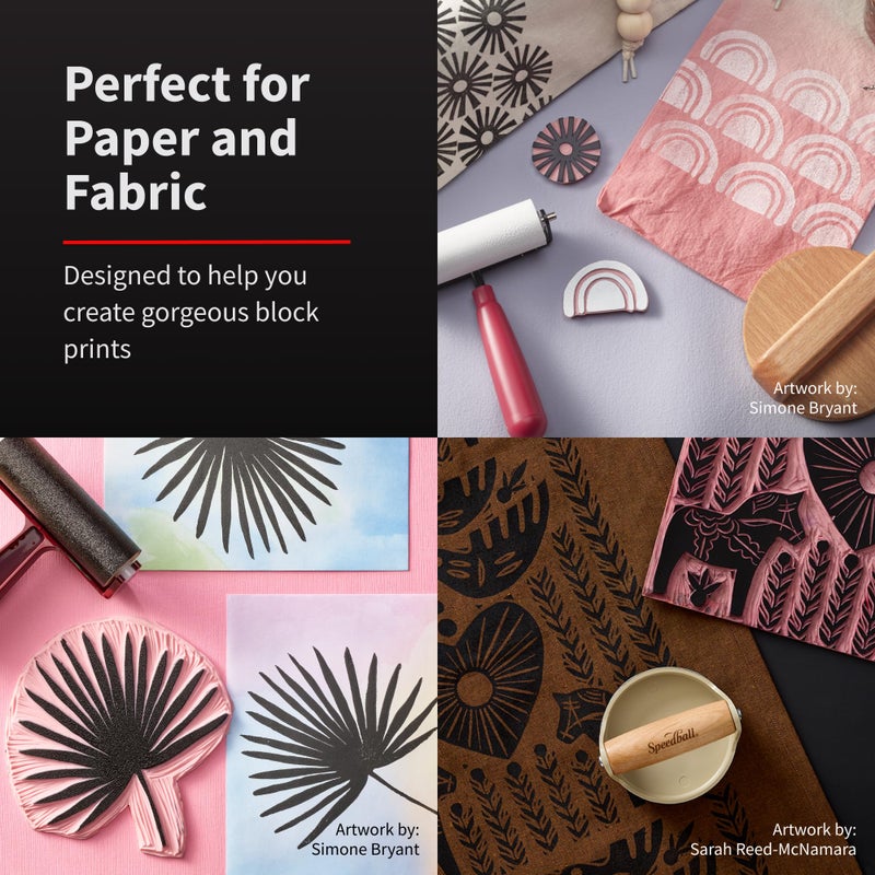 Speedball Block Printing Baren - Comfortable Wooden Handle, Made in the USA - 4 Inches (4139) - Image 4