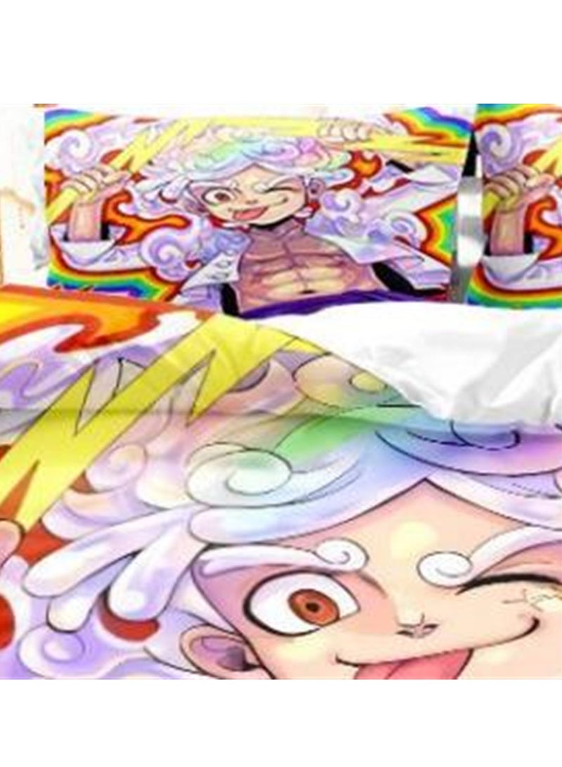 3pc creative 3d printing creative printing 1 quilt cover 2 pillowcases fashion set - Image 3