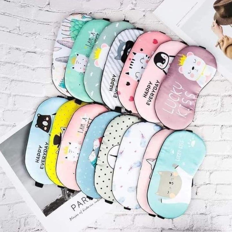 Eye Mask with Gel Pouch (Multicolor)