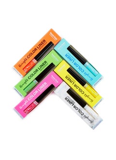 Romantic Beauty Bright Color Liquid Eyelinermatte Liquid Eyeliner Neon Eyeliner Waterproof Eyeliner Colorful Liquid Eyeliner Smudgeproof Long Lasting Colorful Eyeliner Cruelty Free  - Image 2