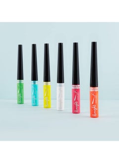 Romantic Beauty Bright Color Liquid Eyelinermatte Liquid Eyeliner Neon Eyeliner Waterproof Eyeliner Colorful Liquid Eyeliner Smudgeproof Long Lasting Colorful Eyeliner Cruelty Free  - Image 3