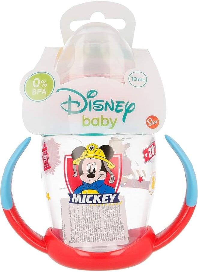 STOR Stor Mickey Mouse st-44026 Training Cup 270 ml with Silicone Mouthpiece to the Rescue 