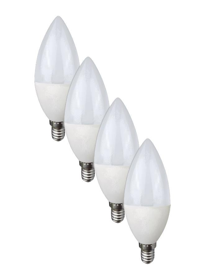MODI D021 LED Candle MD-TB1505 7W E14 Diffuse SL-WH Pack of 4  - Image 1