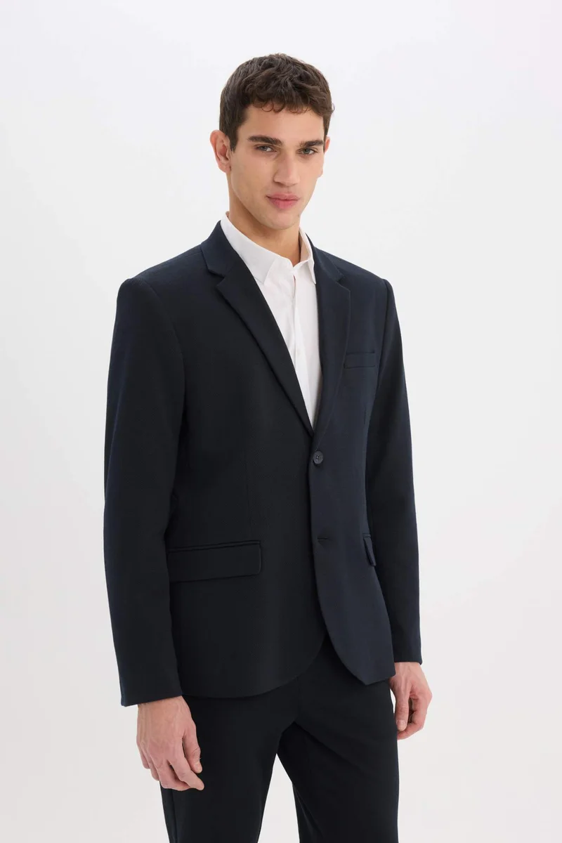 Defacto  Modern Fit Lined Blazer for Men | Best Price UAE