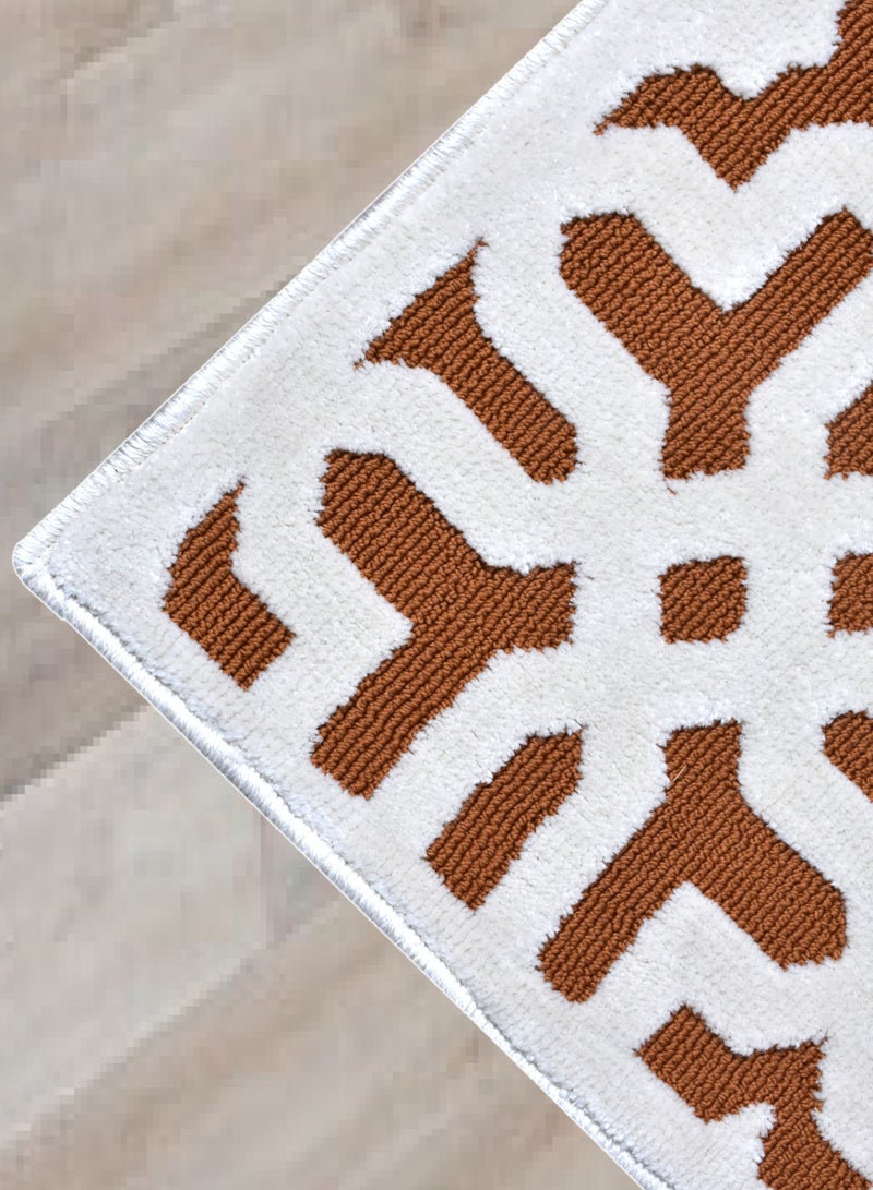 FELICITY-150x230-Ivory Copper,Anti slip indian Rug - Image 3