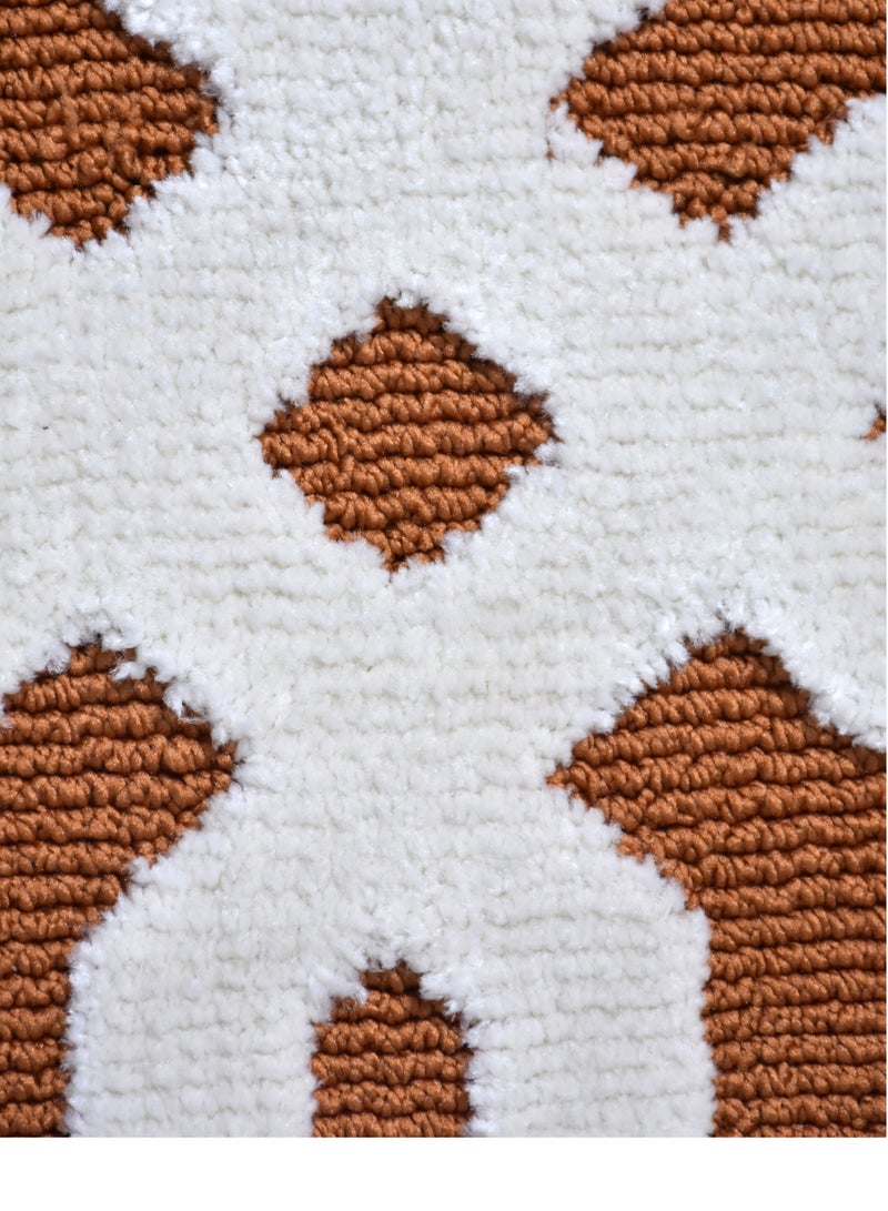 FELICITY-150x230-Ivory Copper,Anti slip indian Rug - Image 4