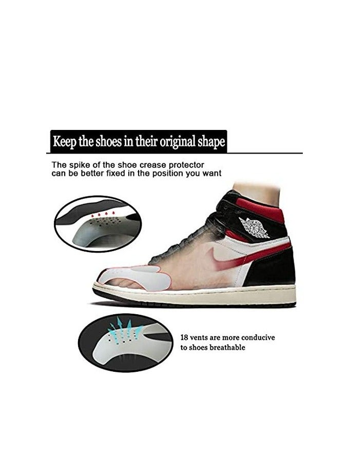 Loquat 2 Pairs Shoes Crease Shields Protector Toe Box, Prevent Sneaker Shoes Crease Protector for Men and Women - Image 4