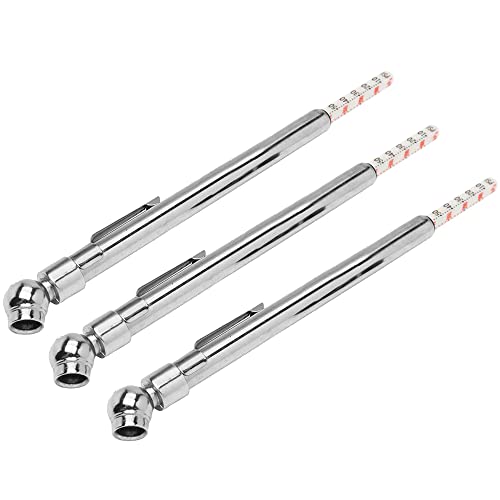 Wideskall 3Pack Pencil Pen Style Truck Auto Vehicle Car Tire Pressure Gauge 10100 PSI Air Meter - Image 1