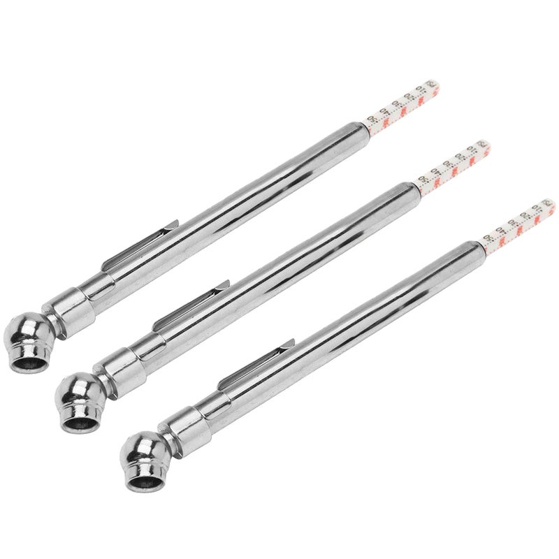 Wideskall 3Pack Pencil Pen Style Truck Auto Vehicle Car Tire Pressure Gauge 10100 PSI Air Meter - Image 3