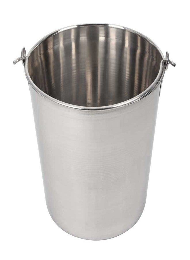 Lindy's 13-Quart Stainless Steel Bucket, Durable Seamless Bucket for Home, Carry Water or Milk, Fill with Food, Cleaning Bucket - Image 5