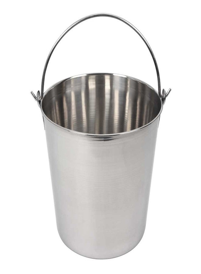 Lindy's 13-Quart Stainless Steel Bucket, Durable Seamless Bucket for Home, Carry Water or Milk, Fill with Food, Cleaning Bucket - Image 1