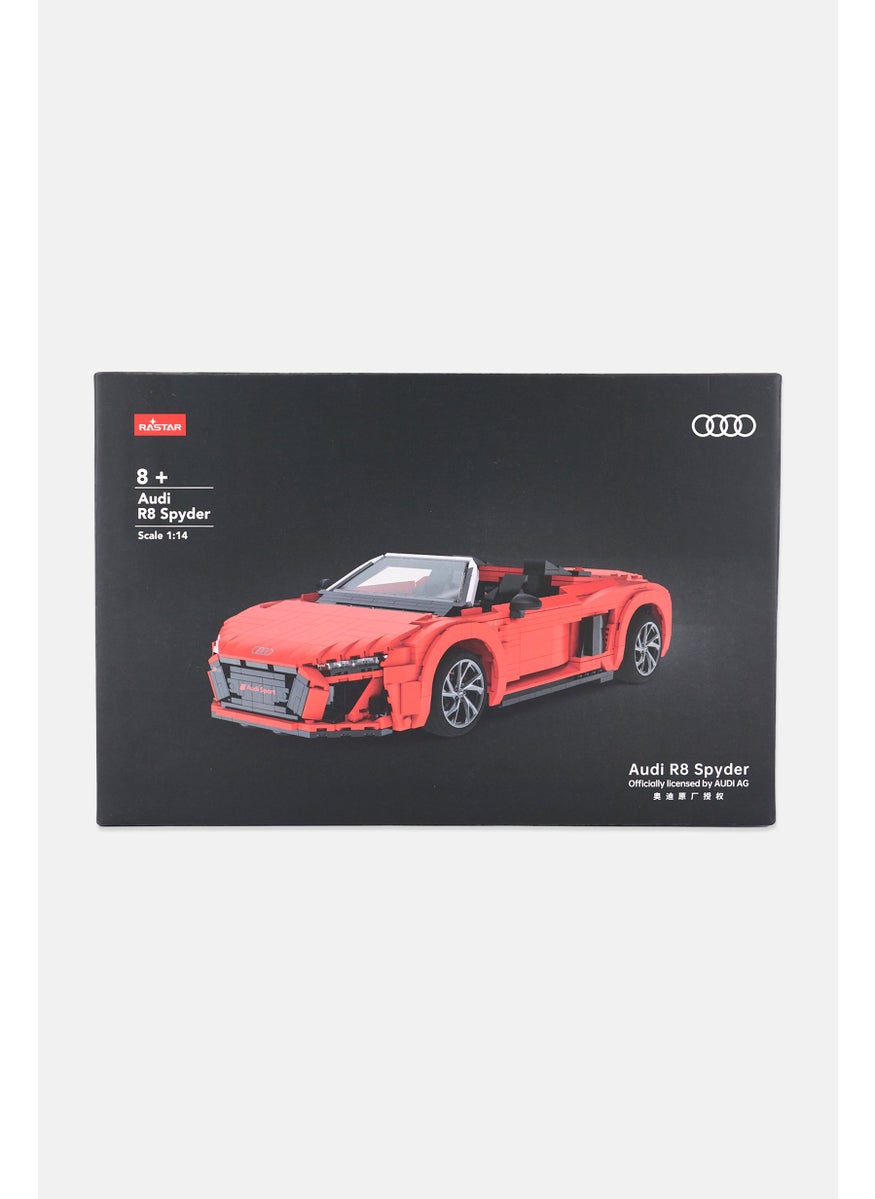 1440-Piece Audi R8 Spyder Toy Car Building Blocks, Red - pzsku/Z49663720E93C044441DBZ/45/_/1737641941/94378e2d-1410-4e4d-96b2-37ed4999bc43