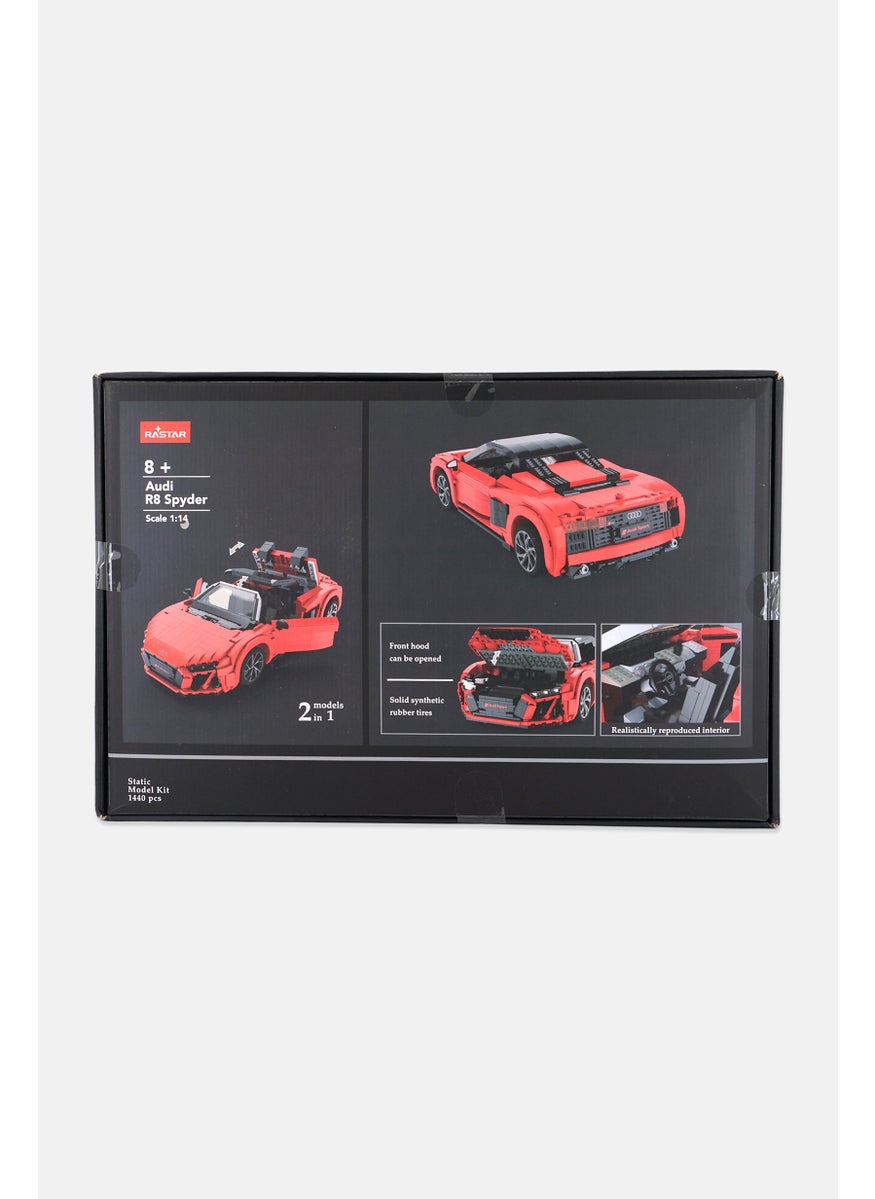 1440-Piece Audi R8 Spyder Toy Car Building Blocks, Red - pzsku/Z49663720E93C044441DBZ/45/_/1737641946/2887bcba-5d2f-4286-ad85-405414e13668