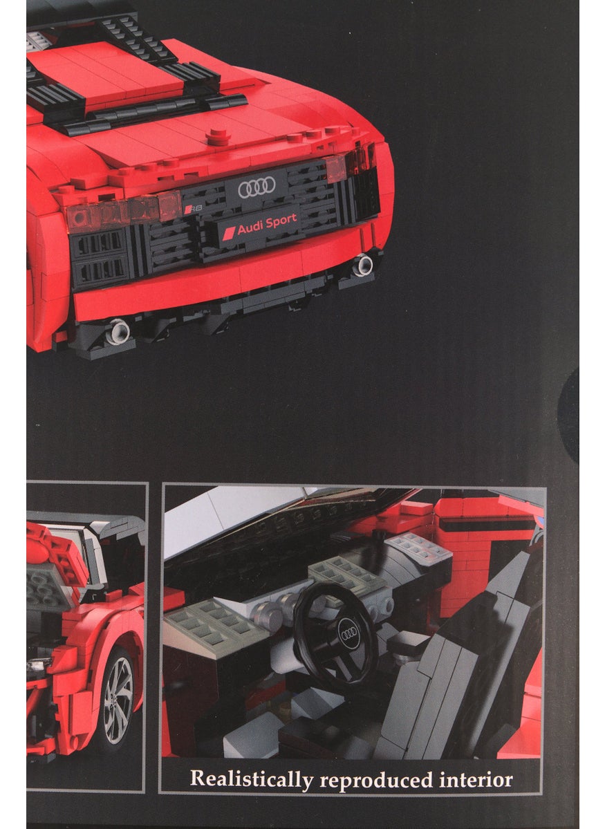 1440-Piece Audi R8 Spyder Toy Car Building Blocks, Red - pzsku/Z49663720E93C044441DBZ/45/_/1737642046/d8ec6cf3-e6a9-474f-ac4e-f77cc06a5ca7