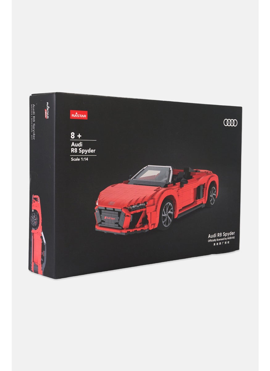 1440-Piece Audi R8 Spyder Toy Car Building Blocks, Red - pzsku/Z49663720E93C044441DBZ/45/_/1737642052/d114563c-5a23-40ea-8271-197c9950e6cc