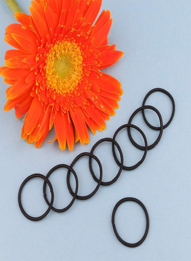 Driew Small Hair Ties, 200 pcs Mini Black Hair Ties Tiny Ponytail Holder Soft Elastic Rubber Bands Black - Image 5