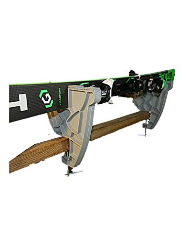 WSD Ski Snowboard Vise Tuning Vise Ski Snowboard Tune Vise Set Pair Grey New - Image 2