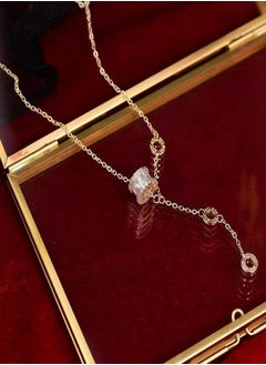 General 18K Gold Plated Stainless Steel Zircon Pendant Necklace/No Fading  - Image 5