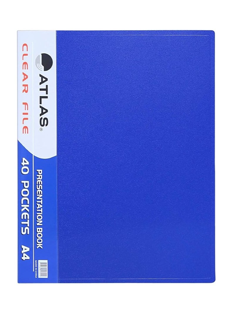 ATLAS - File Presentation Book A4 40 Pockets - Image 1