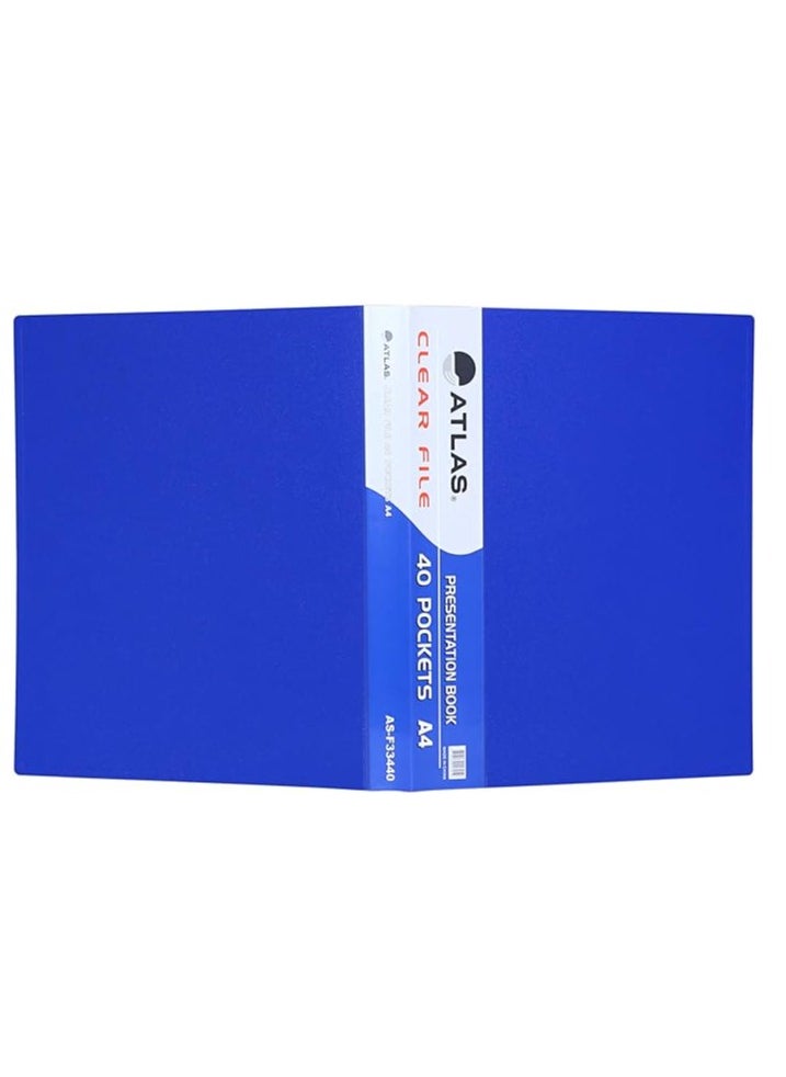 ATLAS - File Presentation Book A4 40 Pockets - Image 1