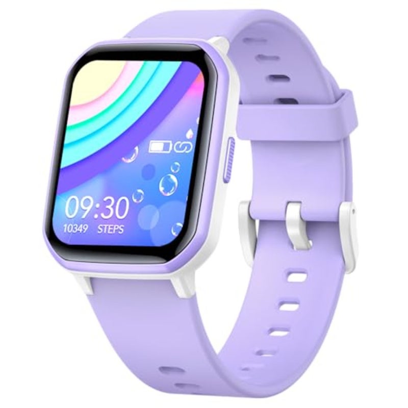Smart Watch for Girls, IP68 Waterproof Fitness Tracker Watch with 1.5 Inch DIY Face, Heart Rate Sleep Monitor, 19 Sport Modes, Calories Counter, Alarm Clock, Great Gifts for 6+ - Image 1