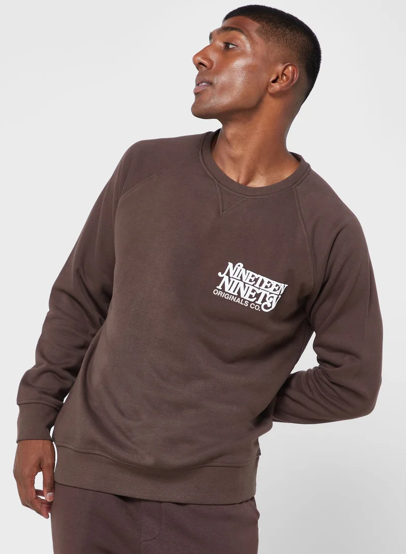 JACK & JONES Slogan Sweatshirt