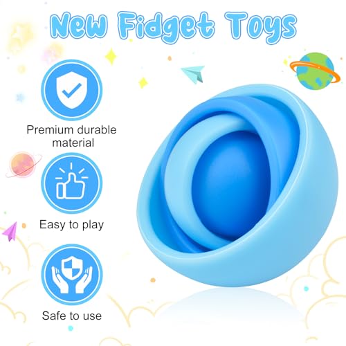 Yrissmiss Fidget Toys Adults Fidget Spinner for Kids Teens Gift Ideas for Boys 812 Party Favors Classroom Prizes ADHD Autism Stress Relief Finger Toys - Image 5