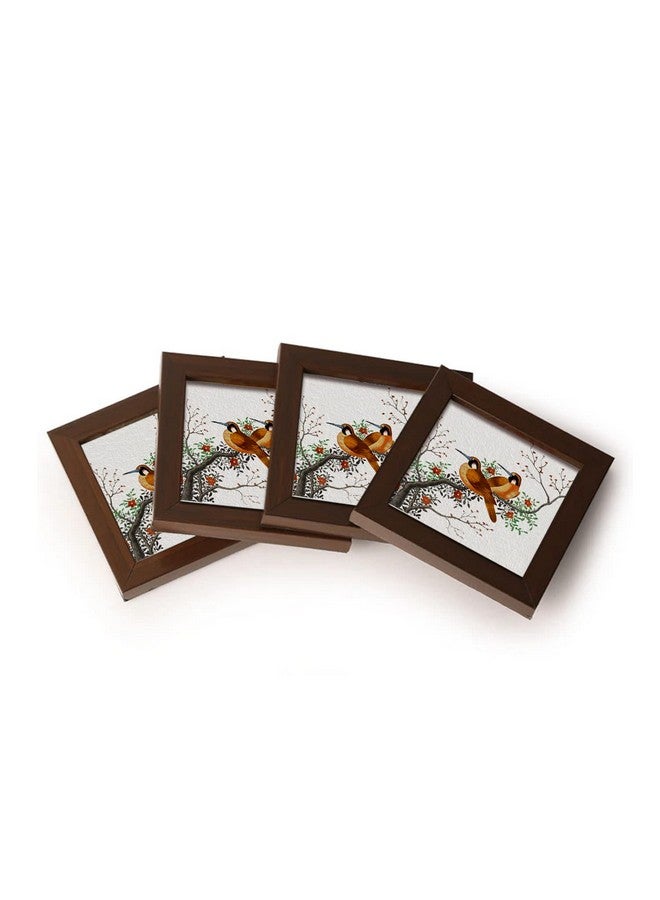 Paper Plane Design Paper Plane Design Tea Coffee Coaster Set Wooden Decorative Coasters Set. Home and Office Wooden Coasters Design 406  - Image 2
