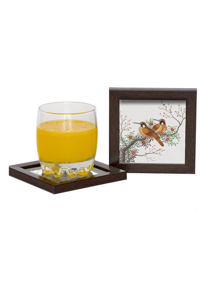 Paper Plane Design Paper Plane Design Tea Coffee Coaster Set Wooden Decorative Coasters Set. Home and Office Wooden Coasters Design 406  - Image 3