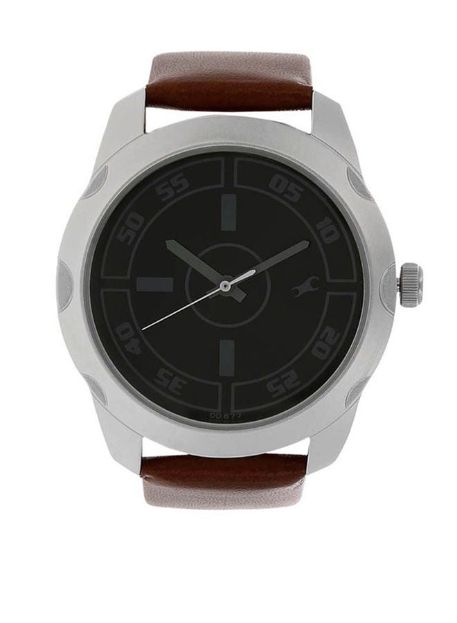 fastrack Leather Analog Wrist Watch 3123SL03 - Image 2
